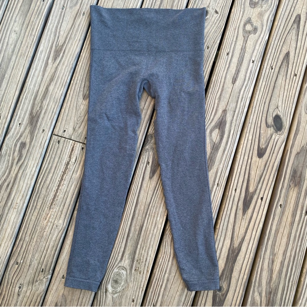 SPANX High Waisted Gray Seamless Leggings